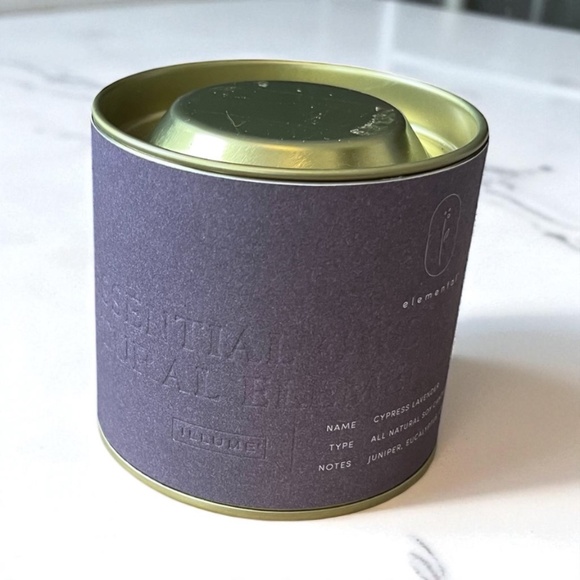 Illume Cypress Lavender Candle | 8.5 oz Decorative Tin with Lid | Soy Wax Blend - Picture 1 of 2